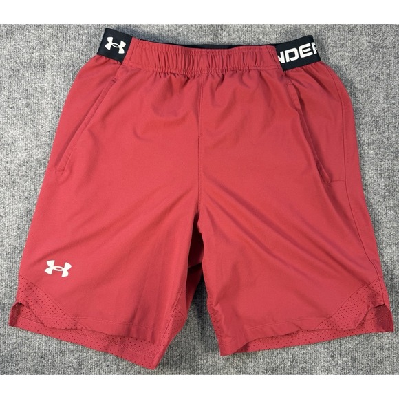 Under Armour Other - Under Armour Mens Medium Red Woven Training Shorts‎ 1370382-664 Athletic Gym